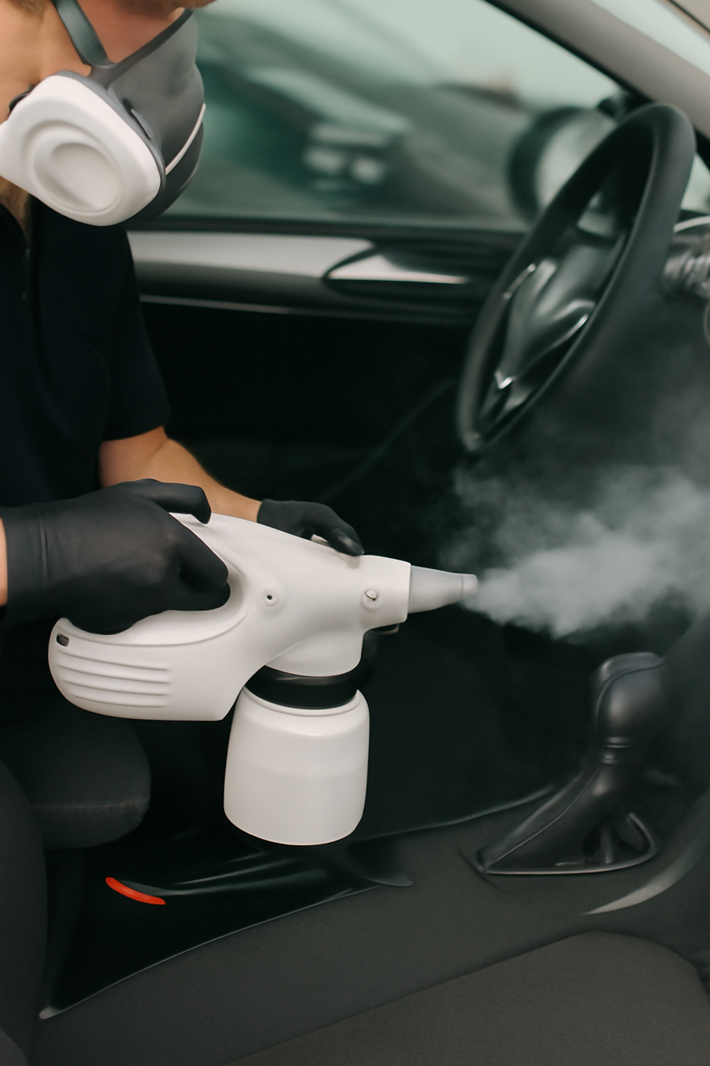 Dampfreinigung 1 Auto desinfektion