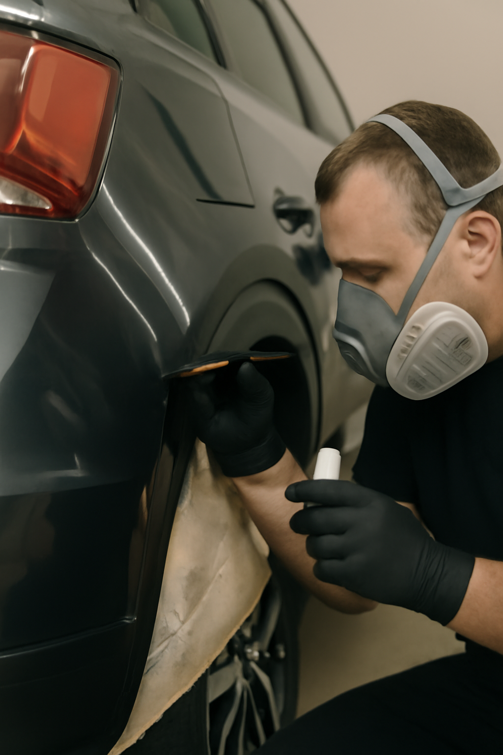 Smart Repair 1 Spotlakieren am Fahrzeug